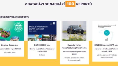 Reportyudržitelnosti.cz slaví prvních 100 reportů