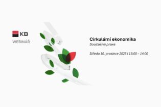 Pozvánka na webinář Komerční banky: Cirkulární ekonomika, současná praxe