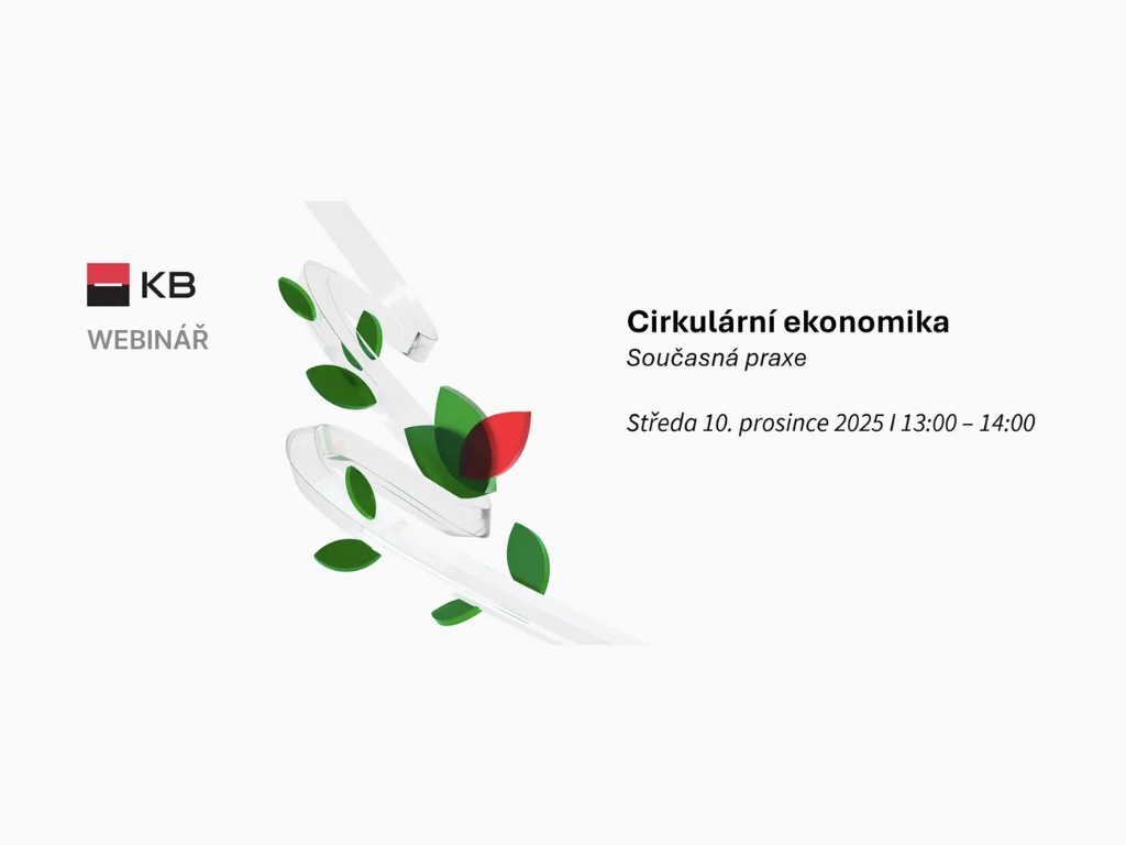 Pozvánka na webinář Komerční banky: Cirkulární ekonomika, současná praxe
